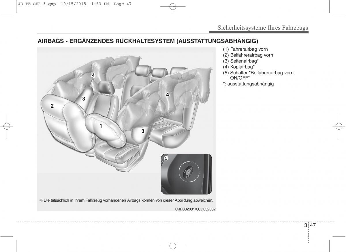 KIA Ceed II 2 Handbuch / page 67