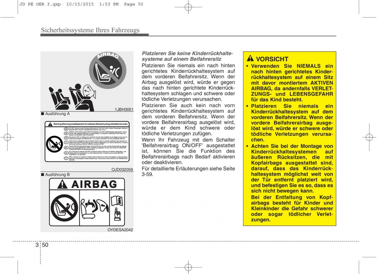 KIA Ceed II 2 Handbuch / page 70