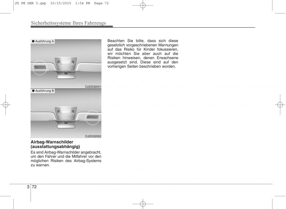 KIA Ceed II 2 Handbuch / page 92