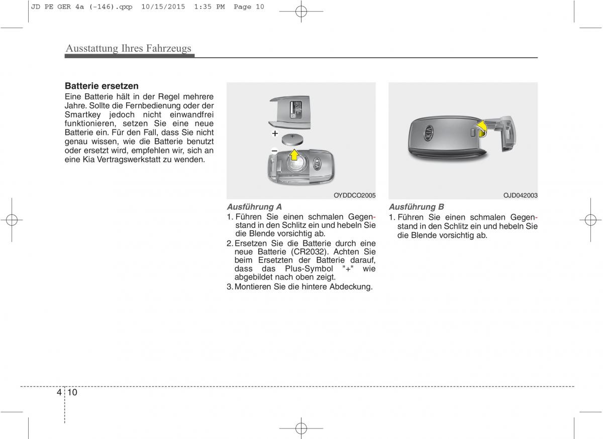 KIA Ceed II 2 Handbuch / page 102