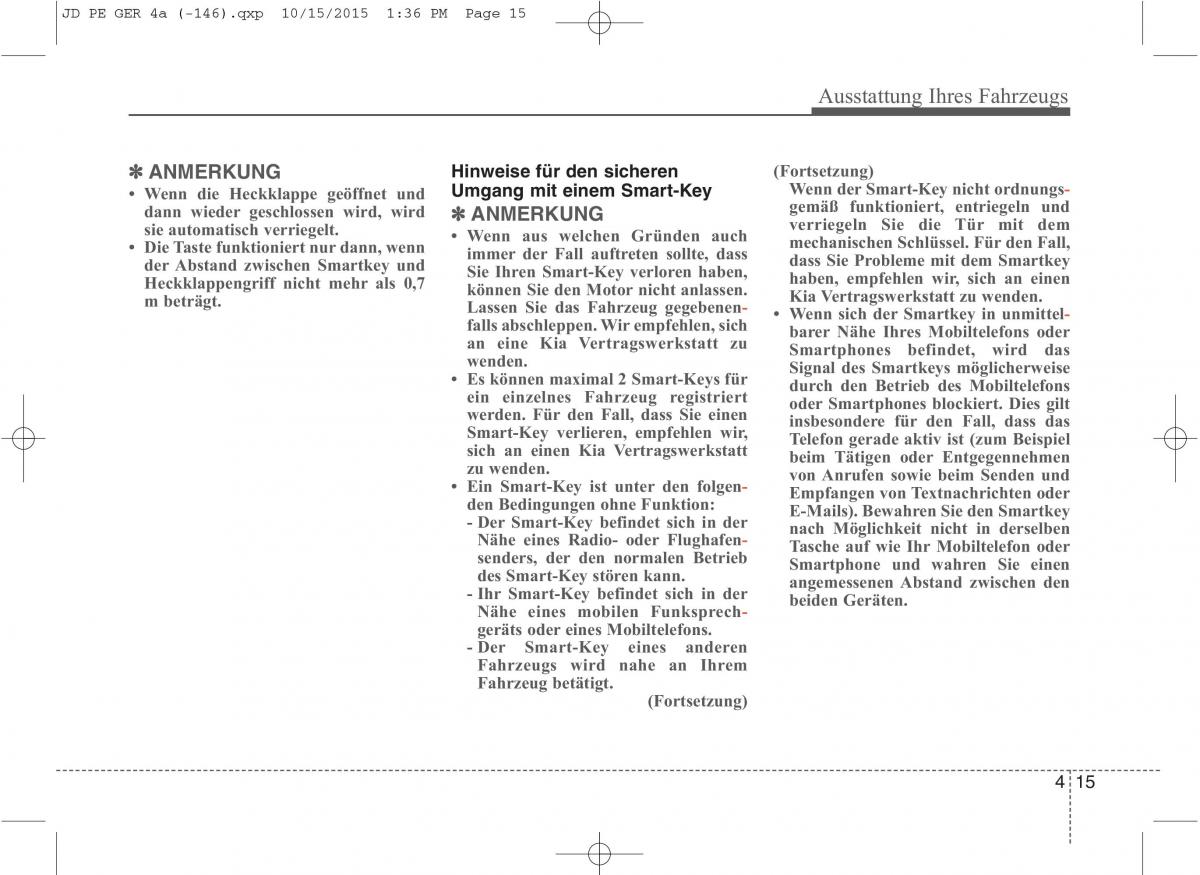 KIA Ceed II 2 Handbuch / page 107