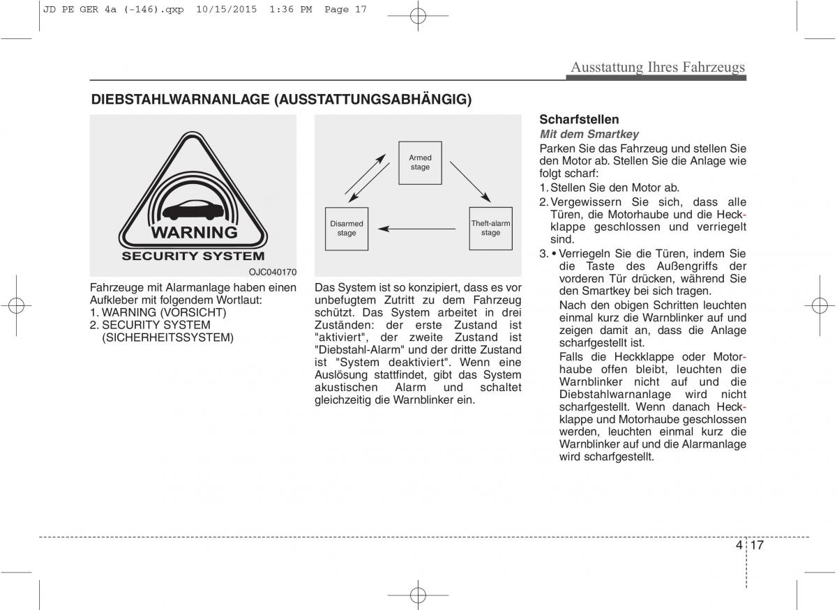 KIA Ceed II 2 Handbuch / page 109