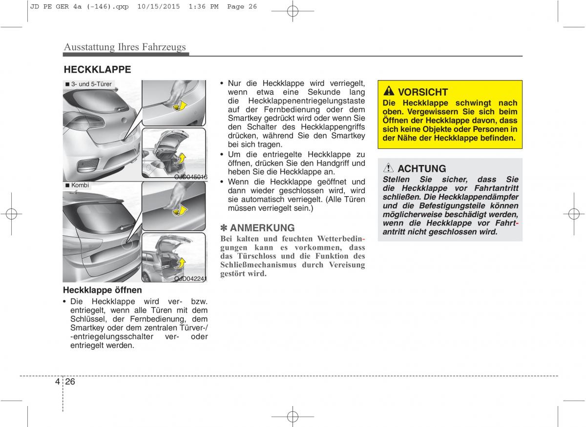 KIA Ceed II 2 Handbuch / page 118