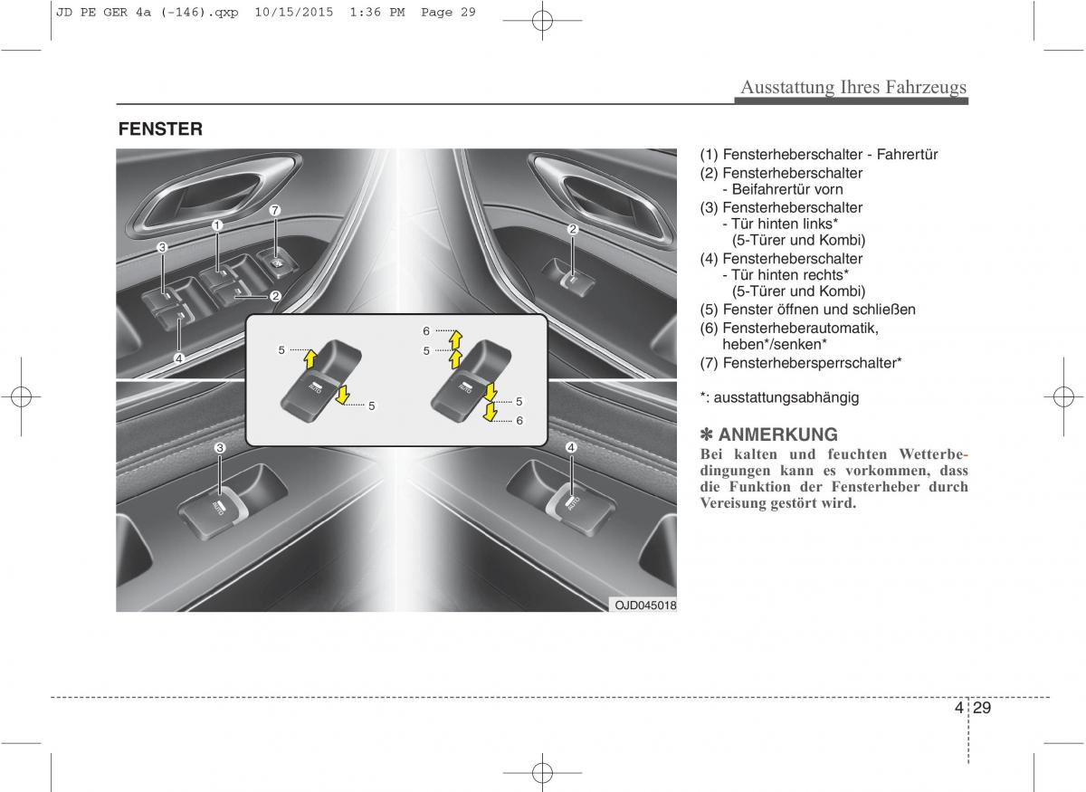 KIA Ceed II 2 Handbuch / page 121