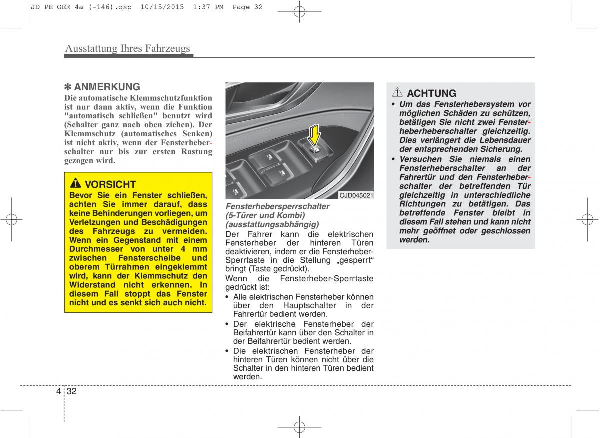 KIA Ceed II 2 Handbuch / page 124