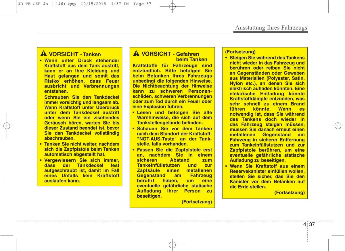 KIA Ceed II 2 Handbuch / page 129