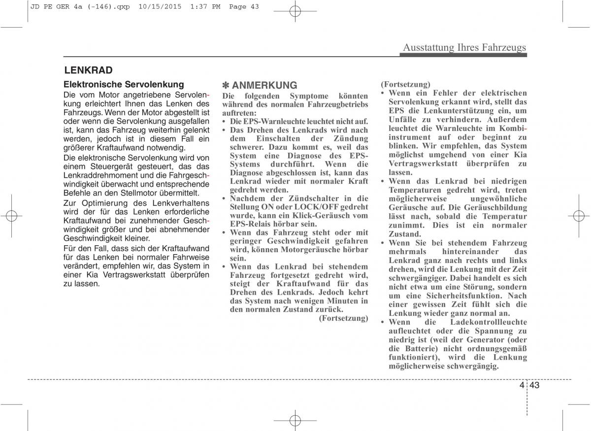 KIA Ceed II 2 Handbuch / page 135