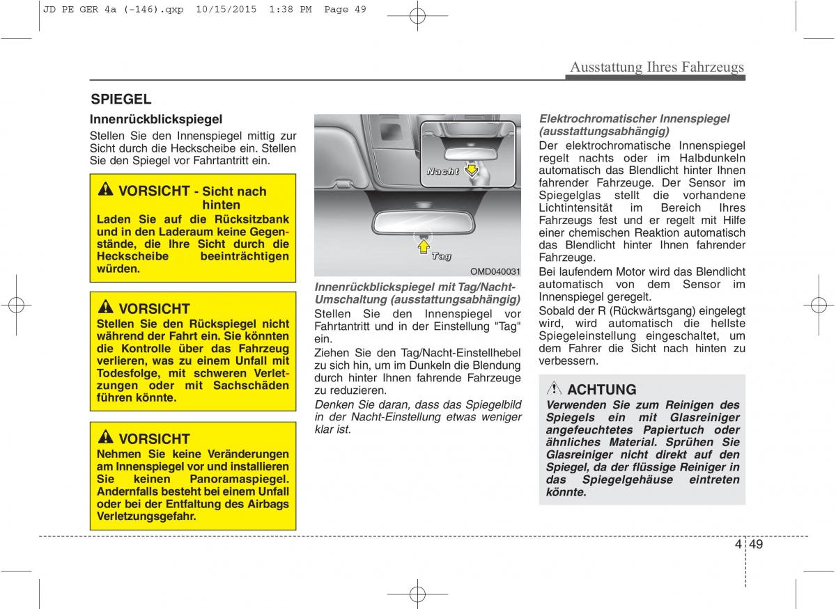 KIA Ceed II 2 Handbuch / page 141