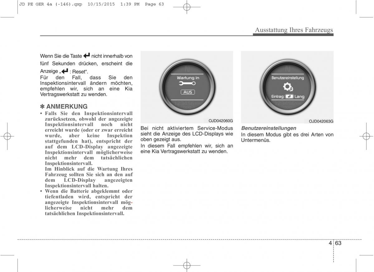 KIA Ceed II 2 Handbuch / page 155