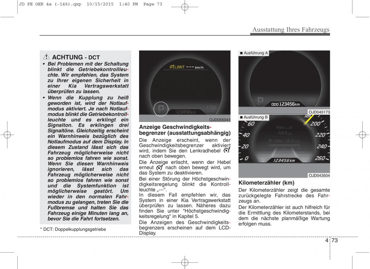 KIA Ceed II 2 Handbuch / page 165