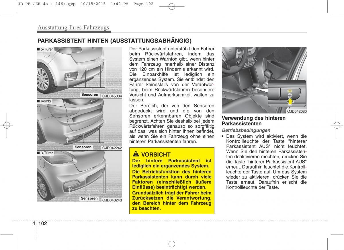 KIA Ceed II 2 Handbuch / page 194