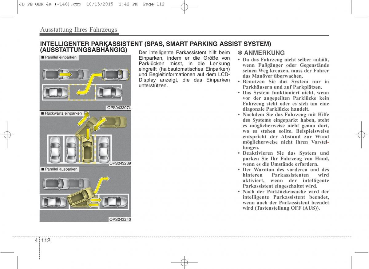 KIA Ceed II 2 Handbuch / page 204