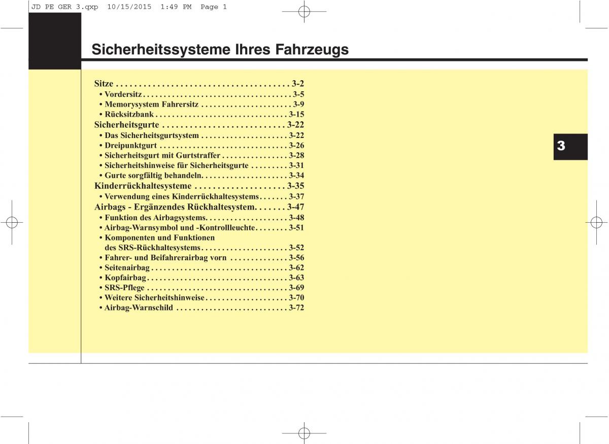 KIA Ceed II 2 Handbuch / page 21