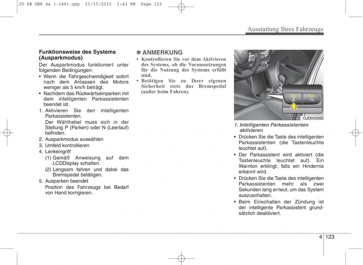 KIA Ceed II 2 Handbuch / page 215