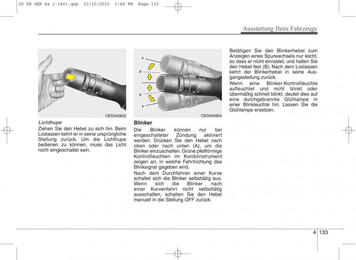 KIA Ceed II 2 Handbuch / page 225