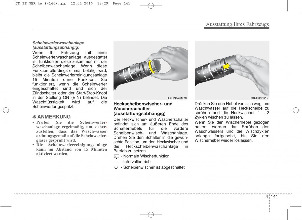 KIA Ceed II 2 Handbuch / page 233