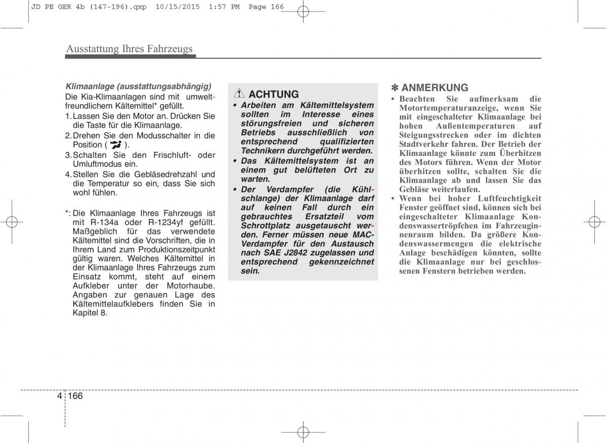 KIA Ceed II 2 Handbuch / page 258