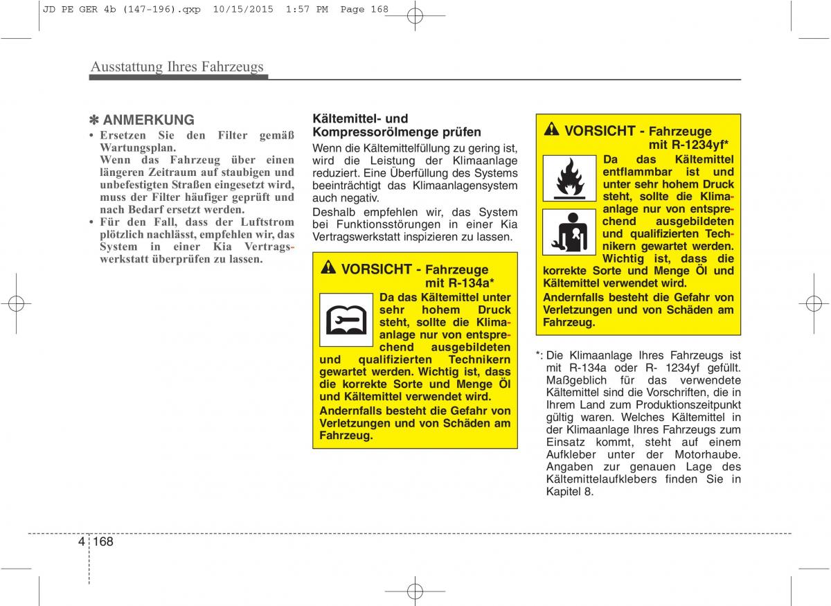 KIA Ceed II 2 Handbuch / page 260