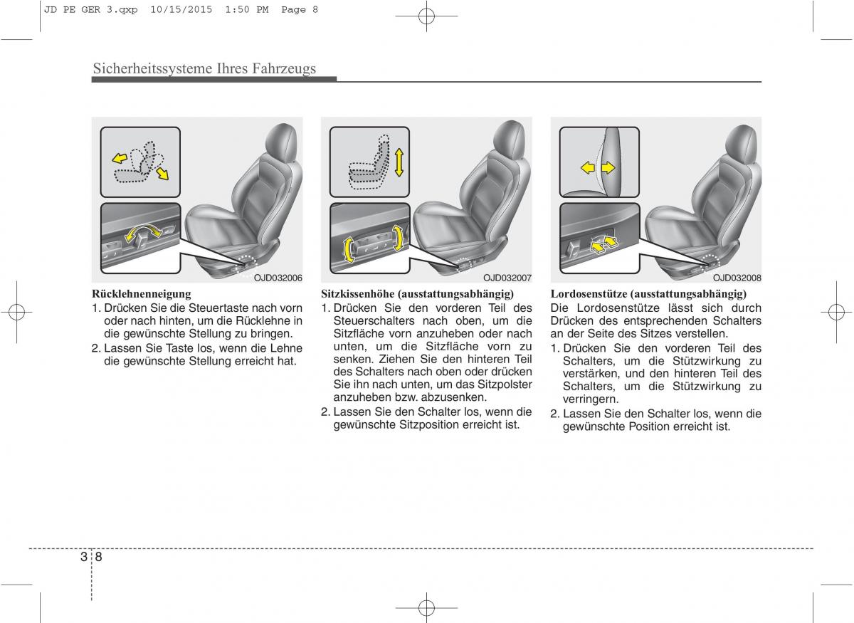 KIA Ceed II 2 Handbuch / page 28