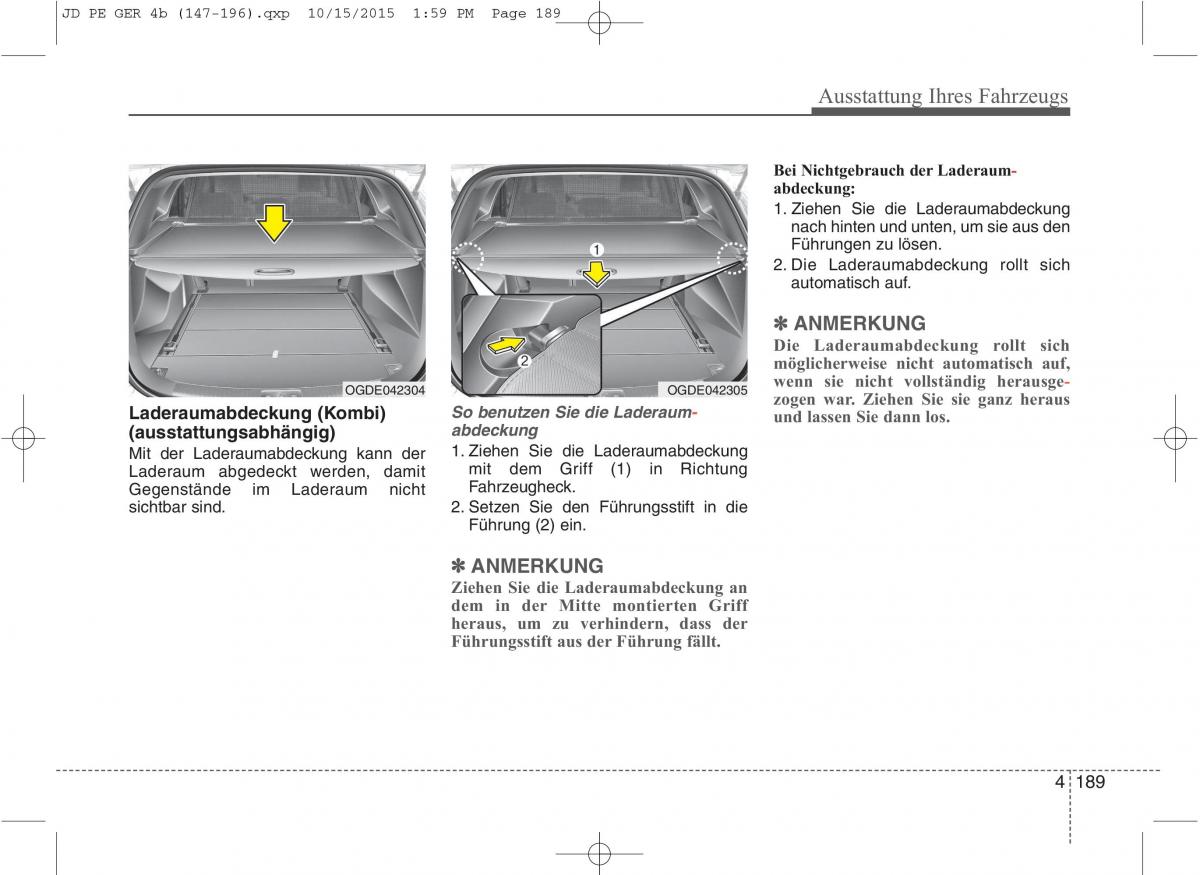 KIA Ceed II 2 Handbuch / page 281