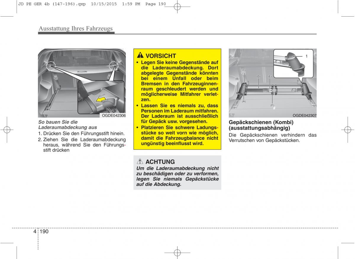 KIA Ceed II 2 Handbuch / page 282