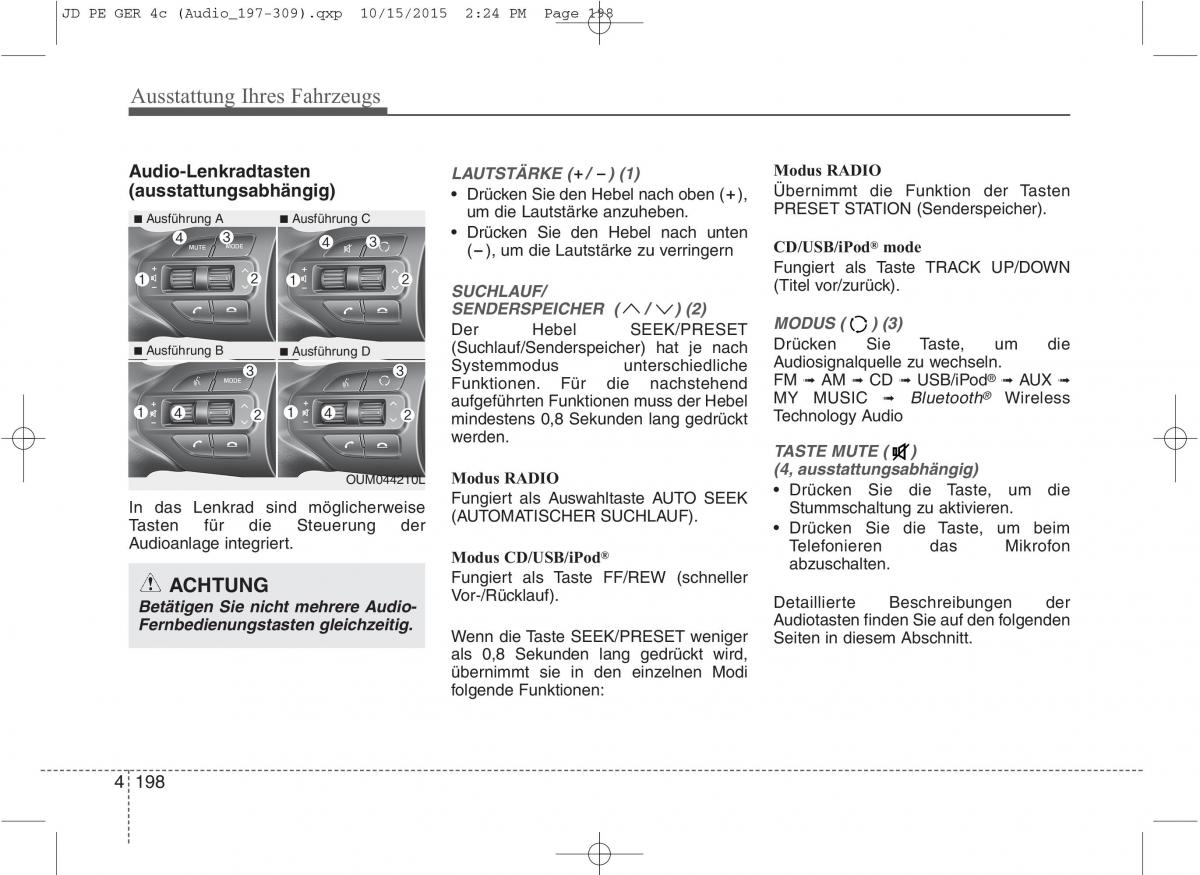 KIA Ceed II 2 Handbuch / page 290