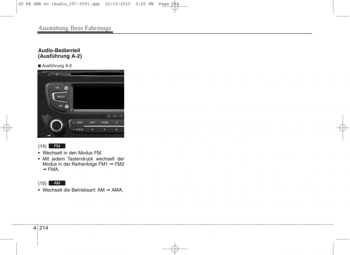 KIA Ceed II 2 Handbuch / page 306