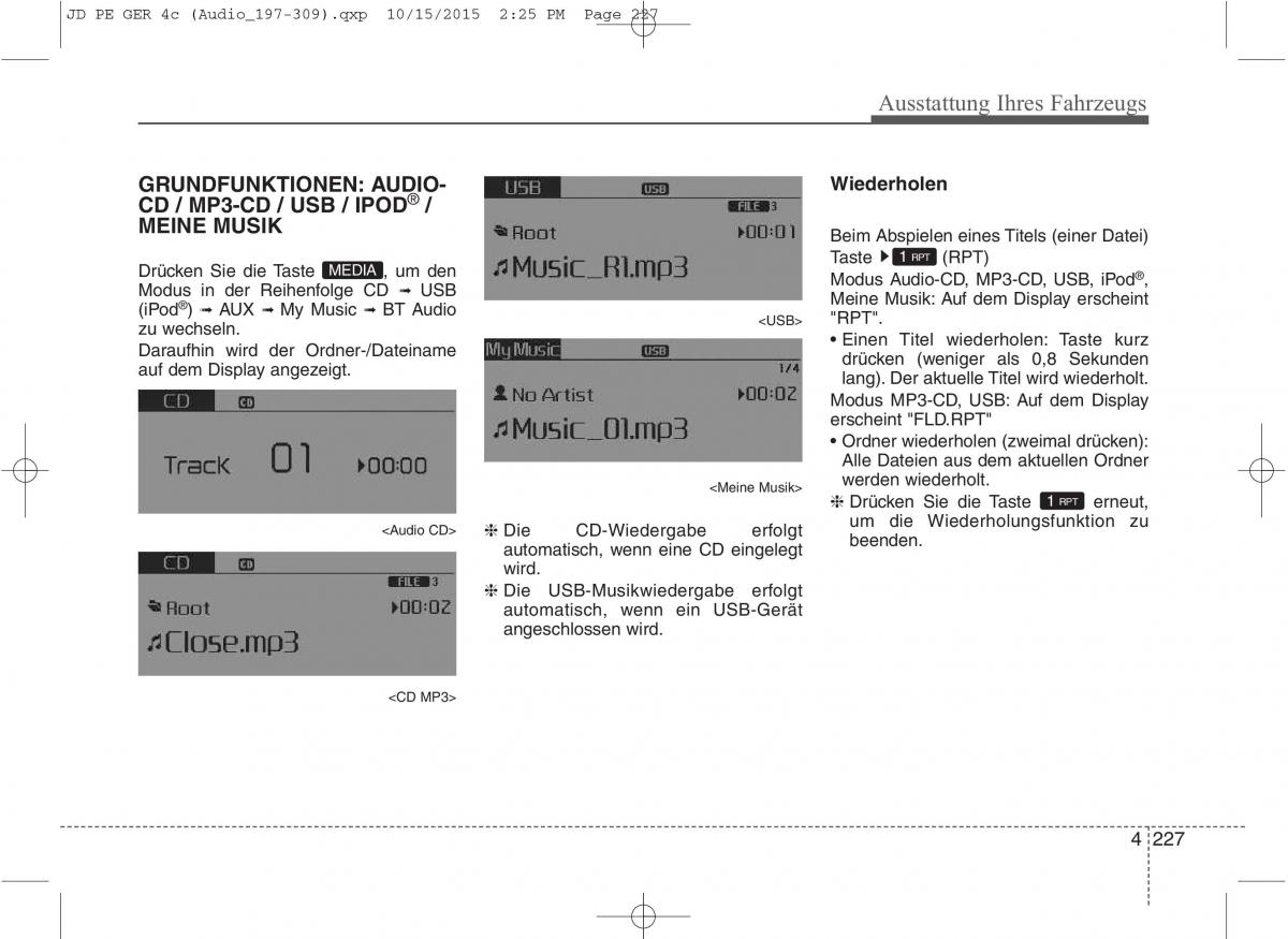 KIA Ceed II 2 Handbuch / page 319