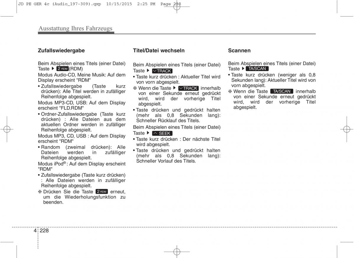 KIA Ceed II 2 Handbuch / page 320