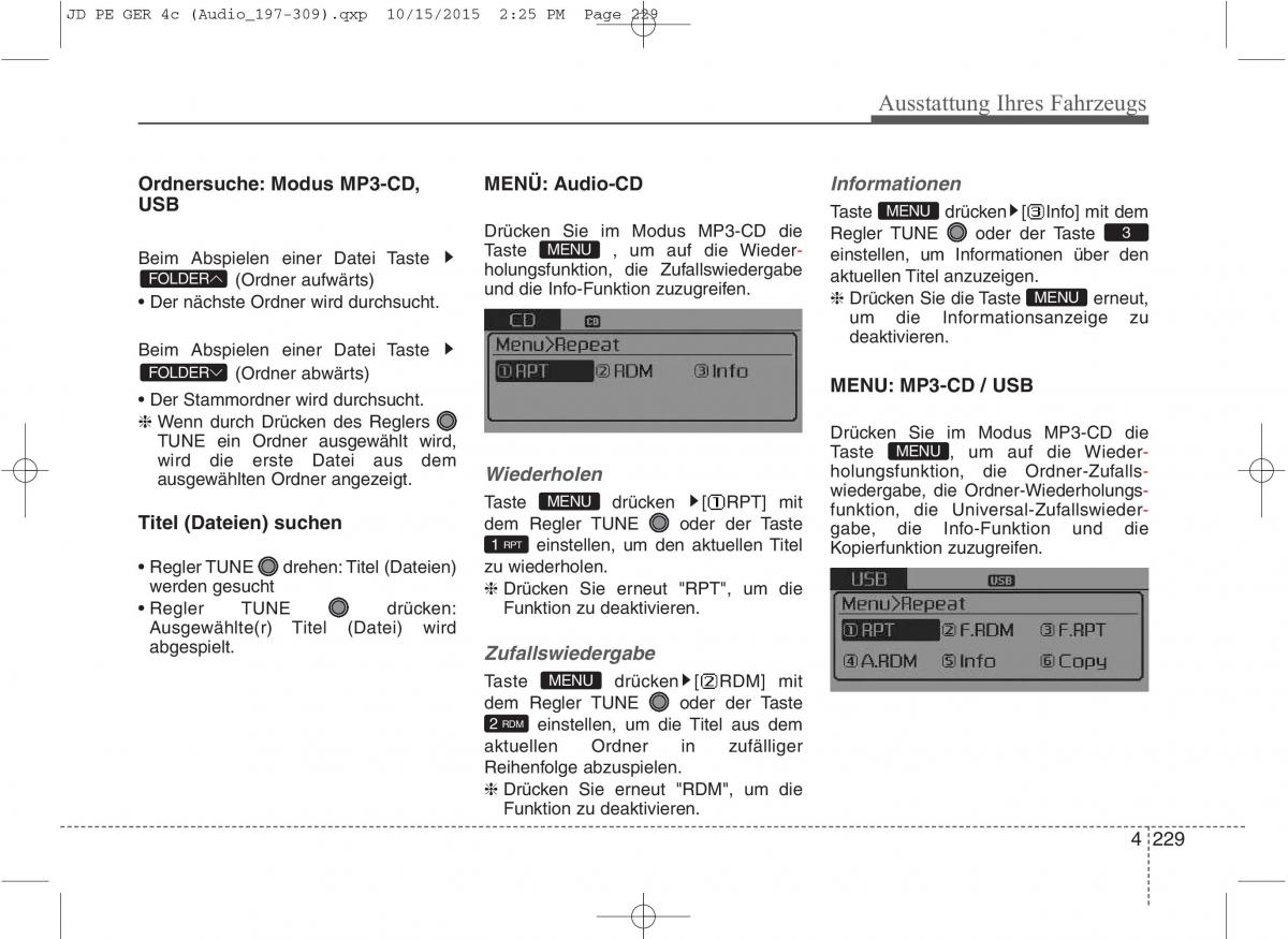 KIA Ceed II 2 Handbuch / page 321