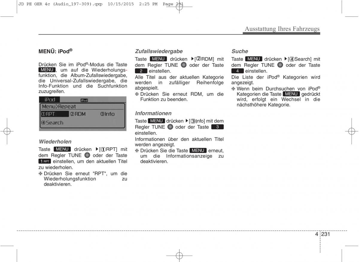 KIA Ceed II 2 Handbuch / page 323