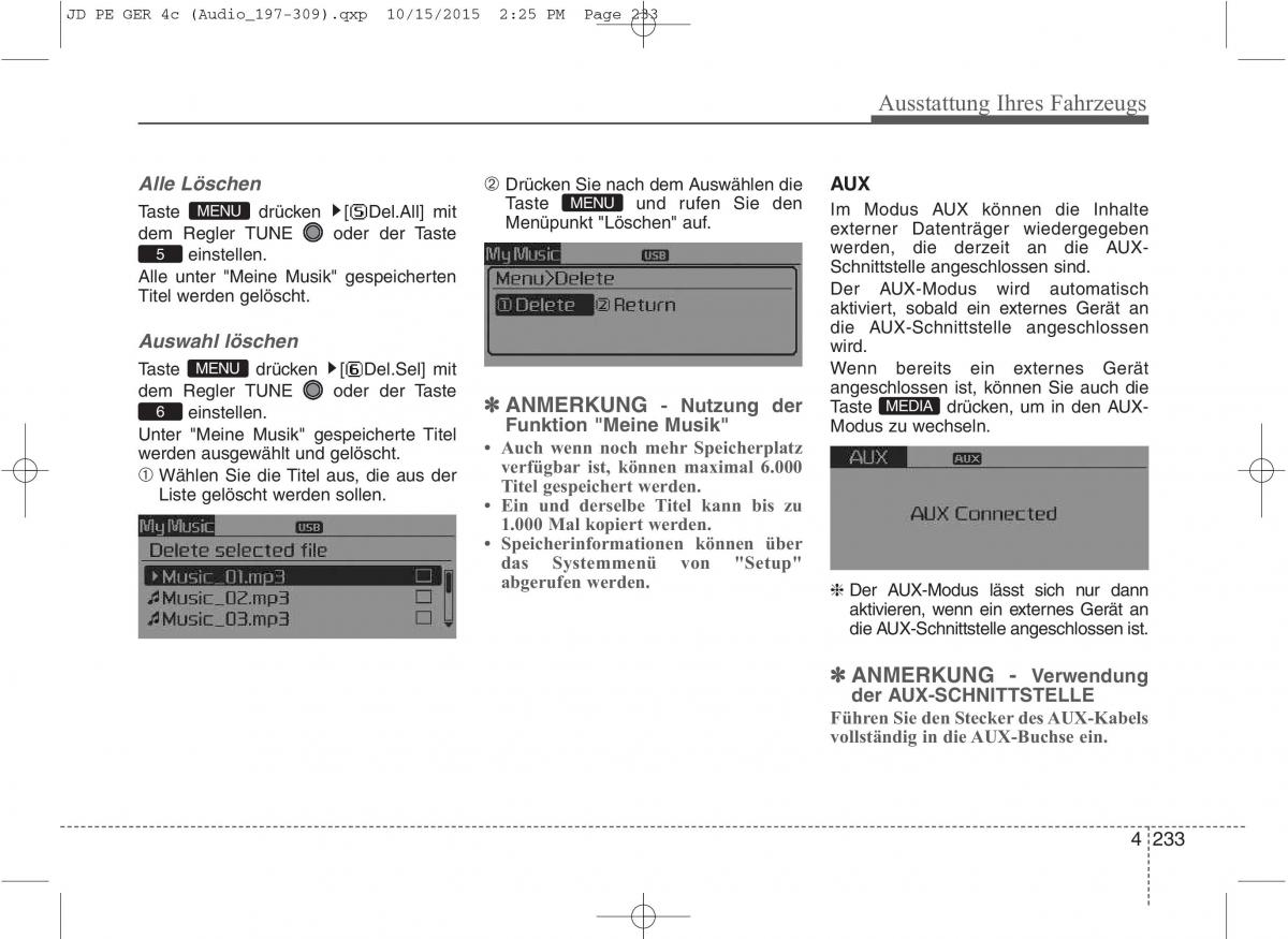 KIA Ceed II 2 Handbuch / page 325