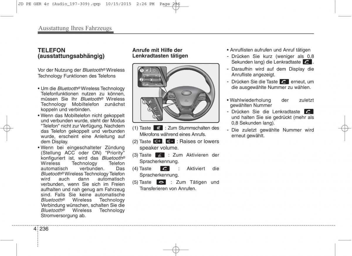 KIA Ceed II 2 Handbuch / page 328