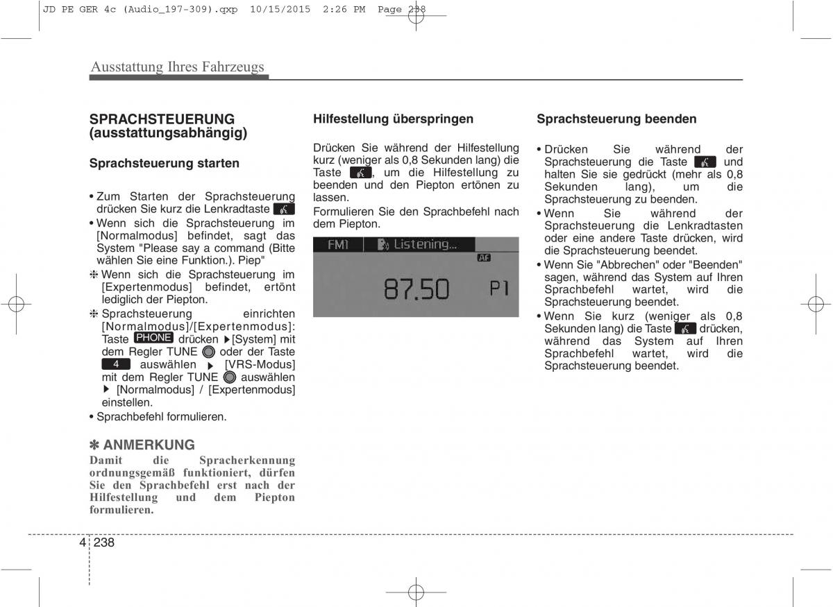 KIA Ceed II 2 Handbuch / page 330