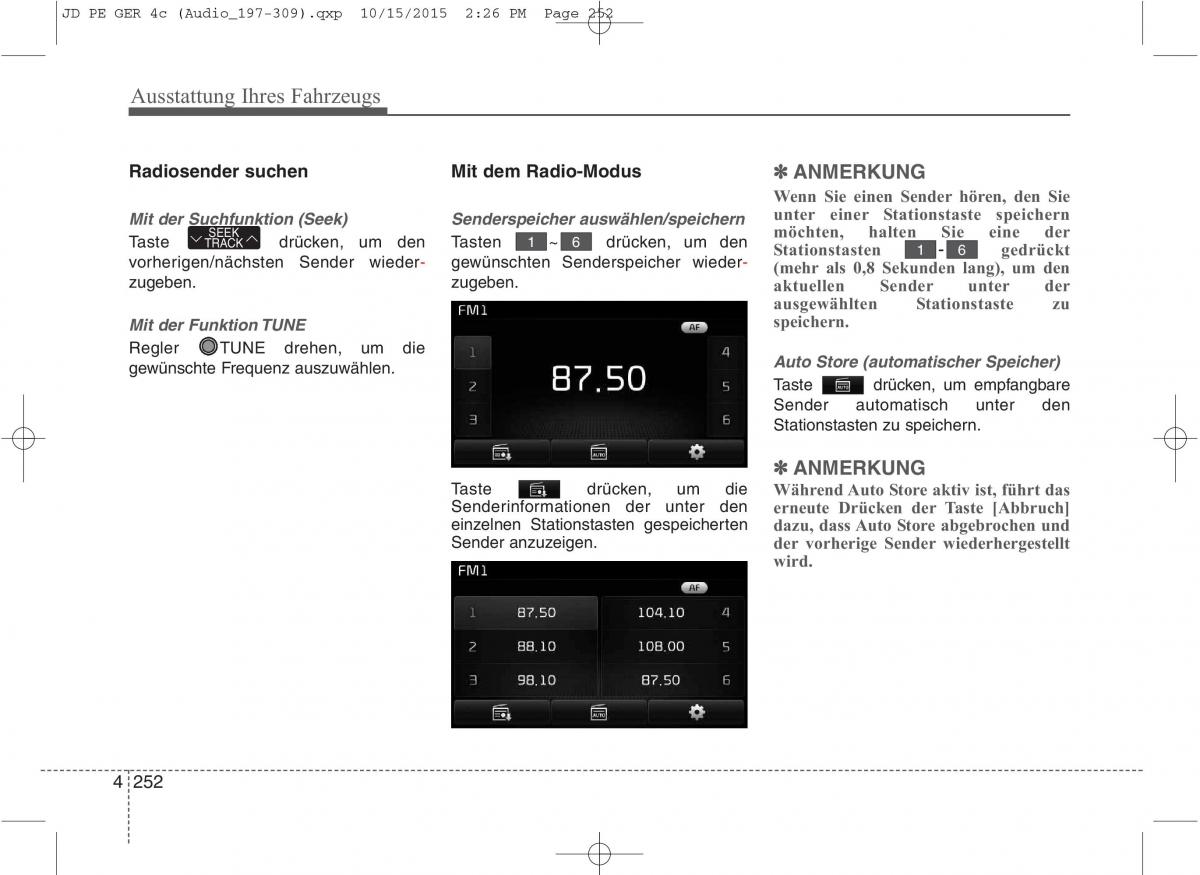 KIA Ceed II 2 Handbuch / page 344