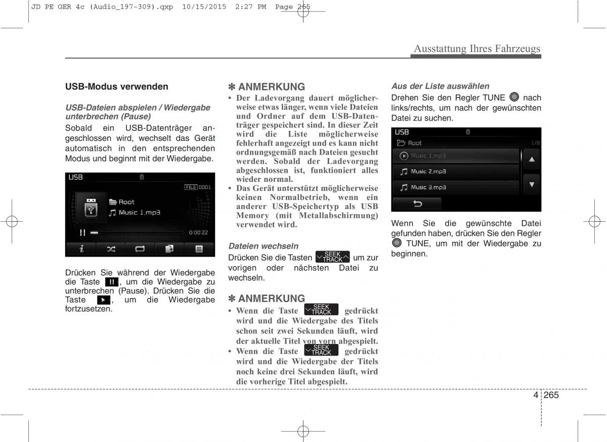 KIA Ceed II 2 Handbuch / page 357