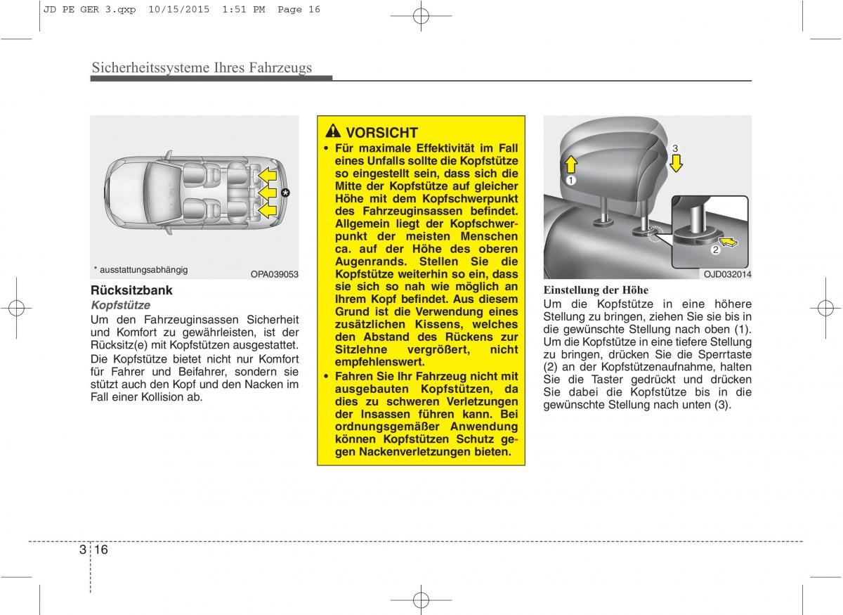 KIA Ceed II 2 Handbuch / page 36