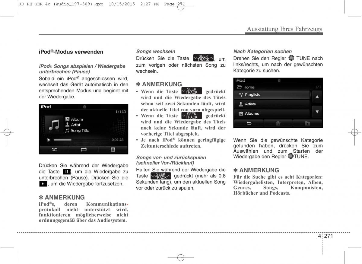 KIA Ceed II 2 Handbuch / page 363