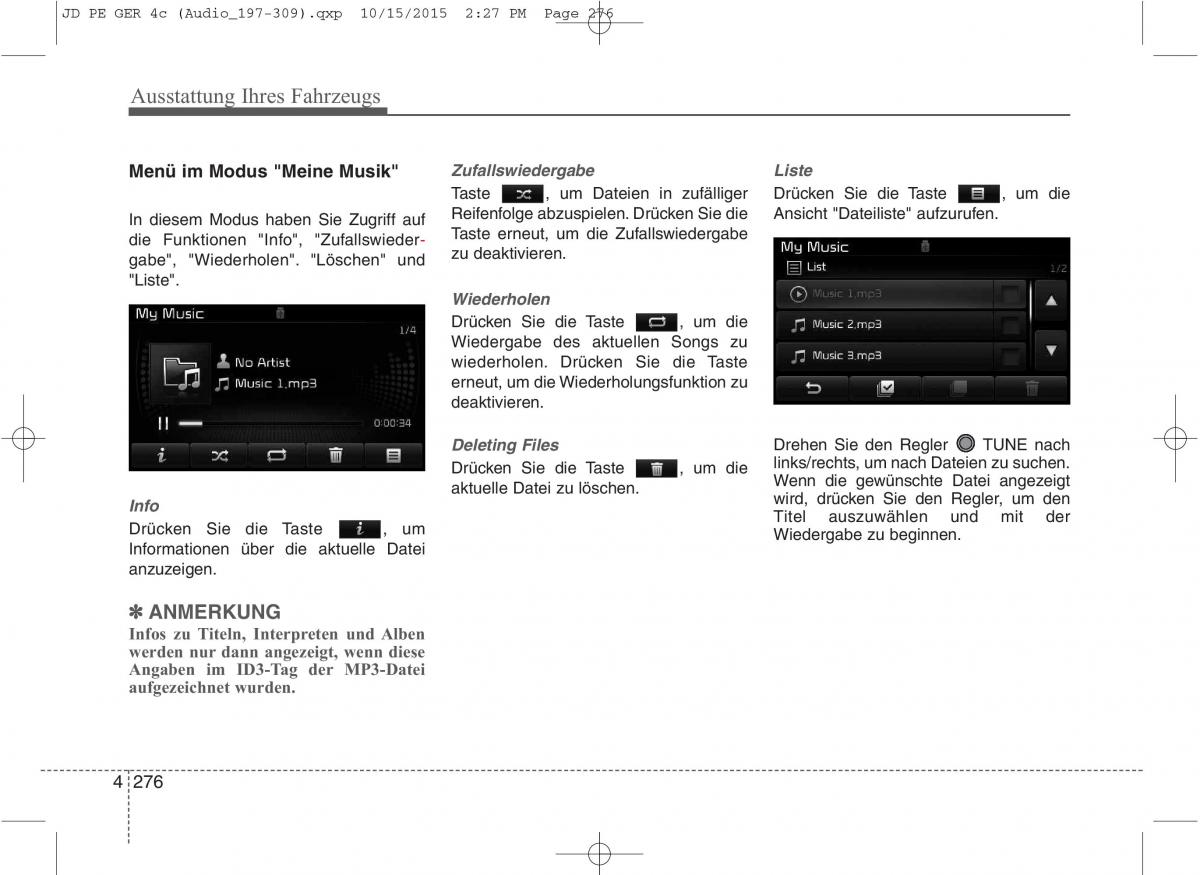 KIA Ceed II 2 Handbuch / page 368