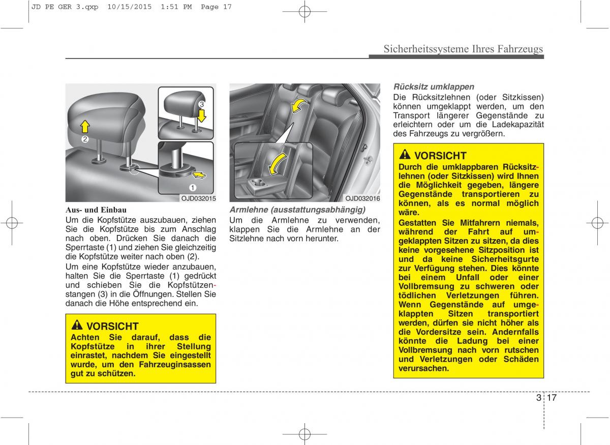 KIA Ceed II 2 Handbuch / page 37