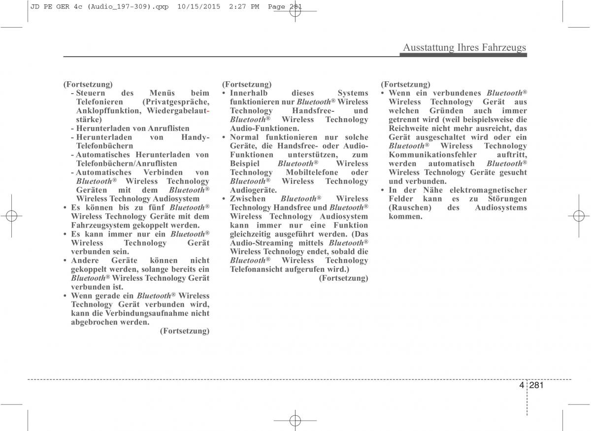 KIA Ceed II 2 Handbuch / page 373