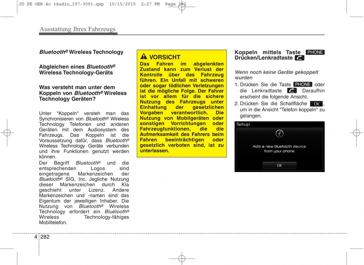 KIA Ceed II 2 Handbuch / page 374