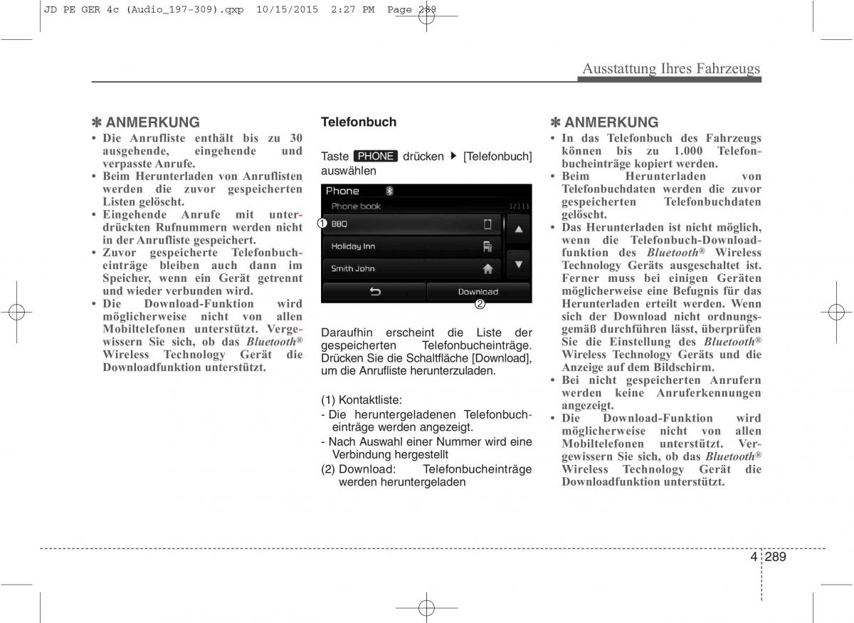 KIA Ceed II 2 Handbuch / page 381