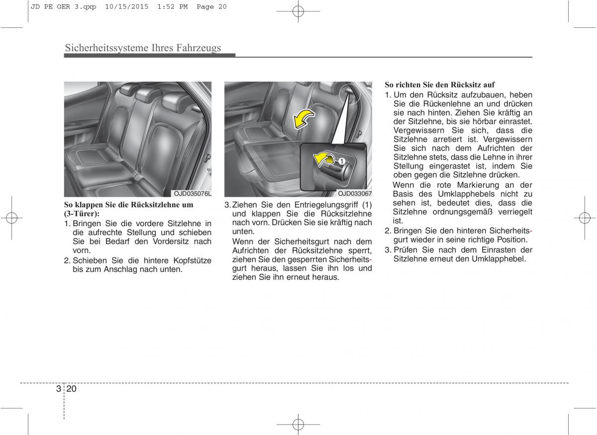 KIA Ceed II 2 Handbuch / page 40