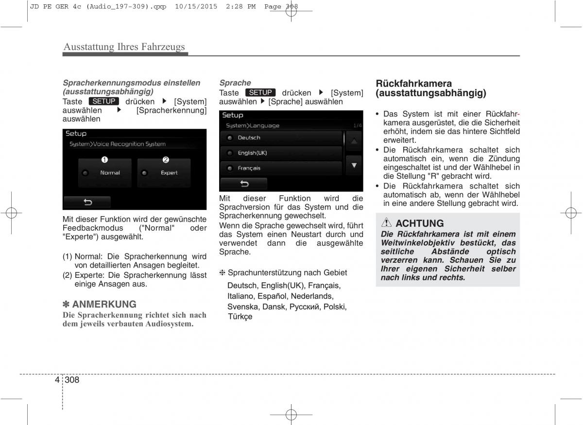 KIA Ceed II 2 Handbuch / page 400