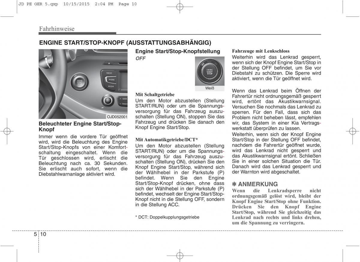 KIA Ceed II 2 Handbuch / page 411