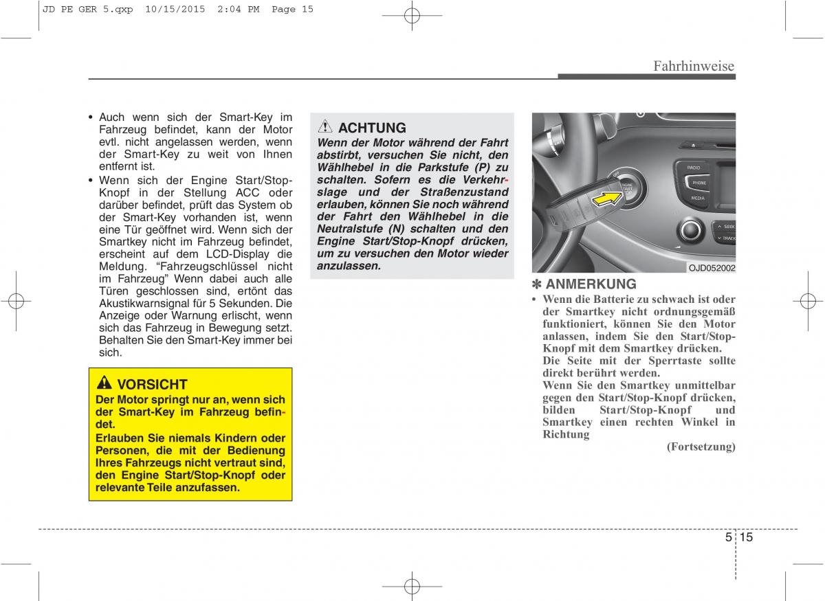 KIA Ceed II 2 Handbuch / page 416