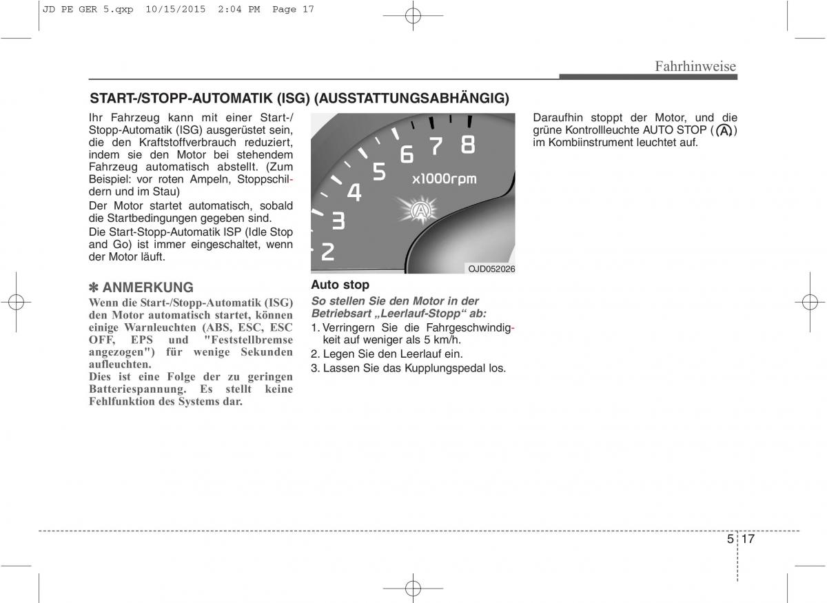 KIA Ceed II 2 Handbuch / page 418