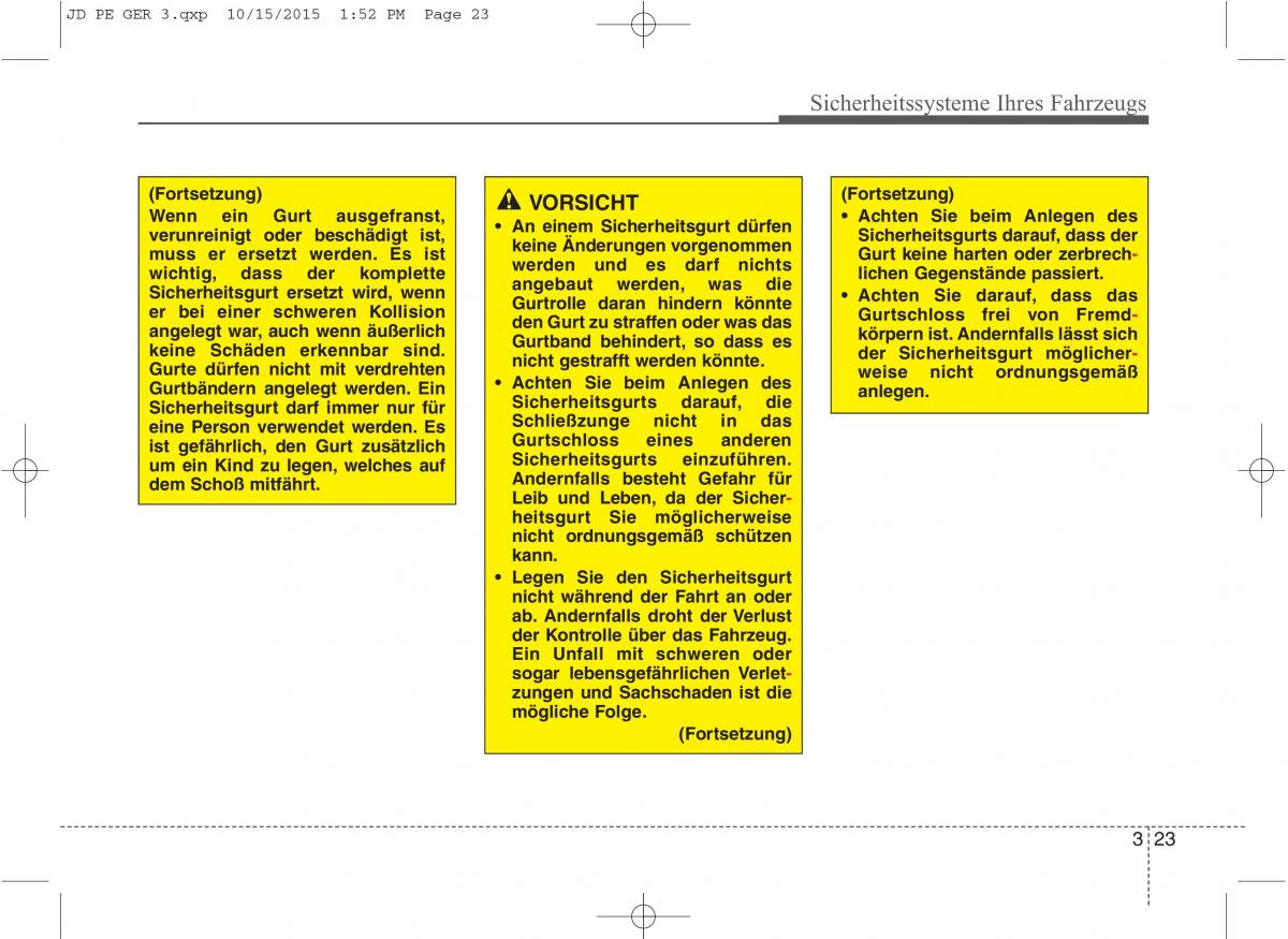 KIA Ceed II 2 Handbuch / page 43