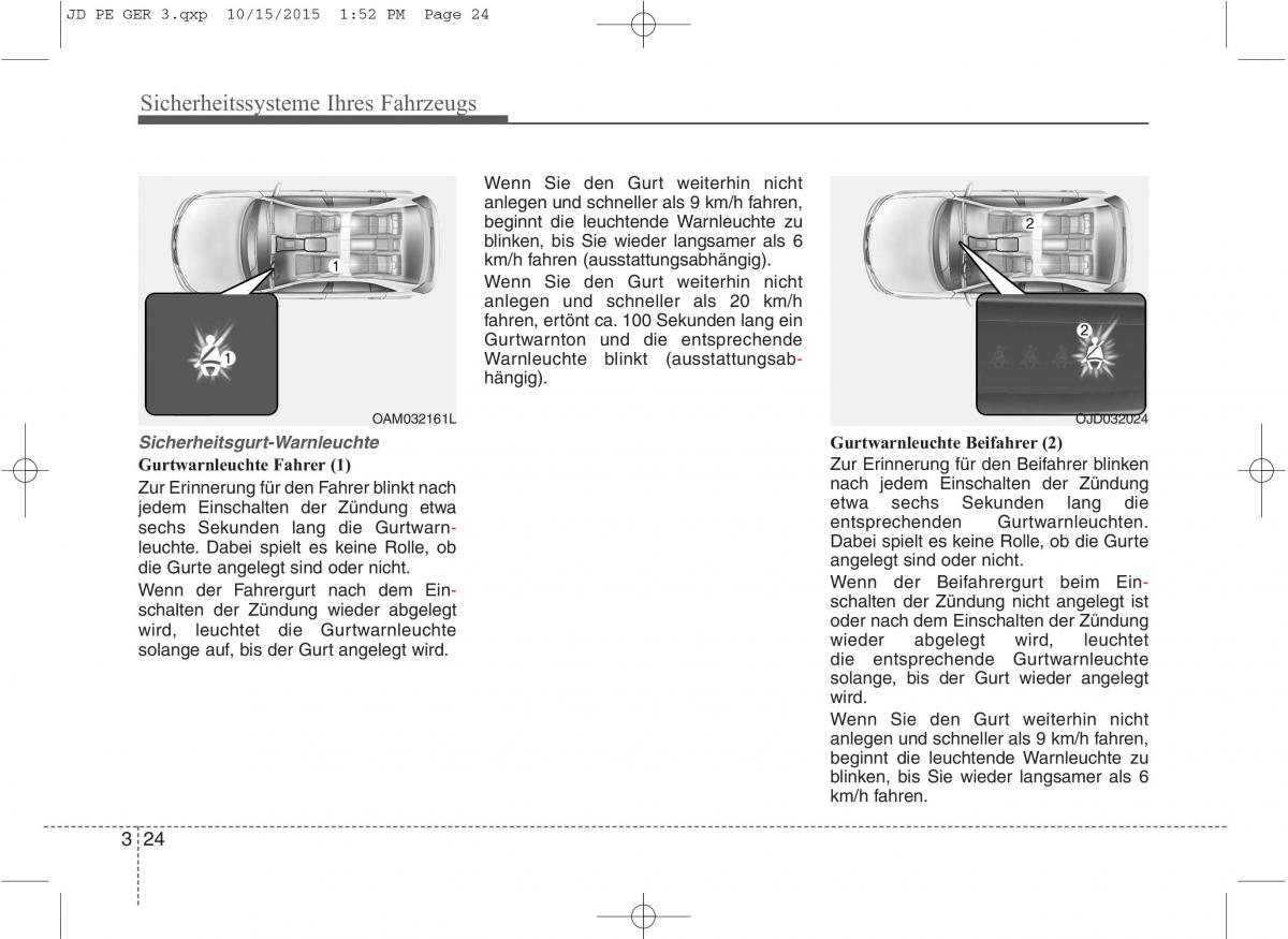 KIA Ceed II 2 Handbuch / page 44